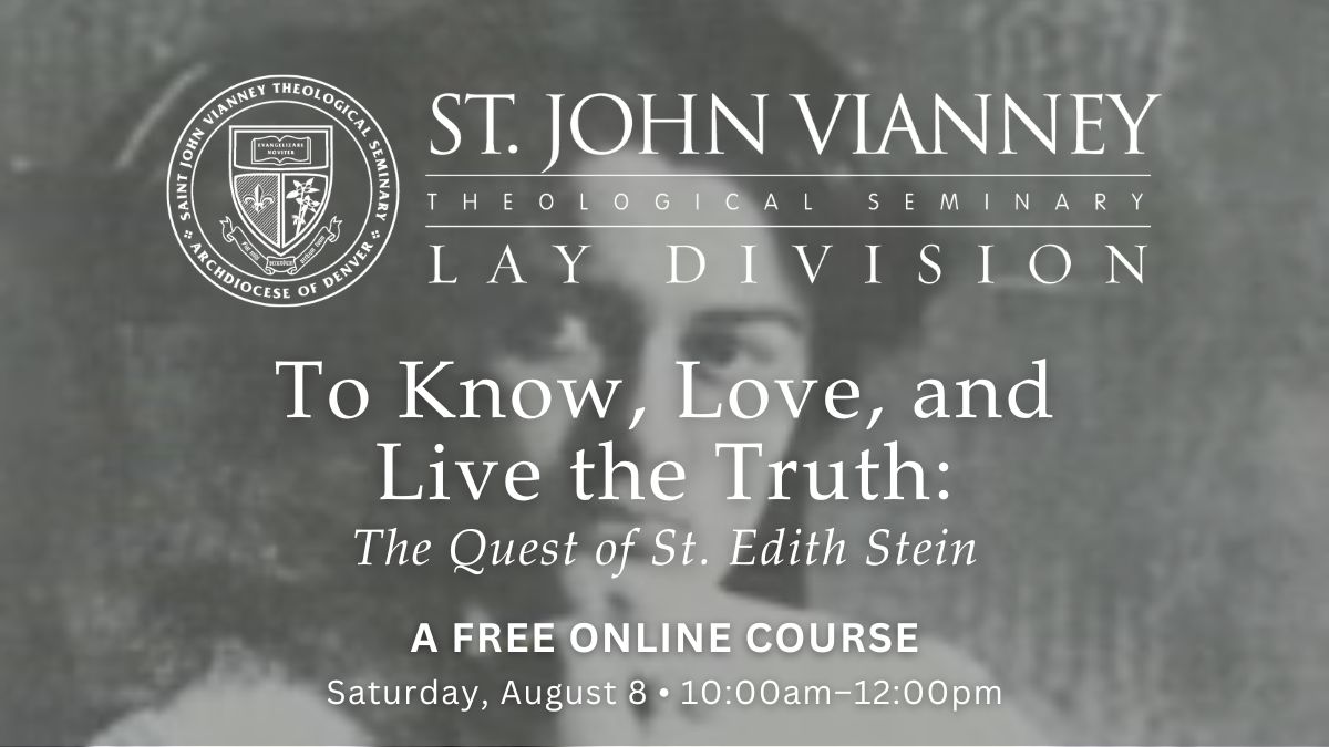 SJV St Edith Stein Course