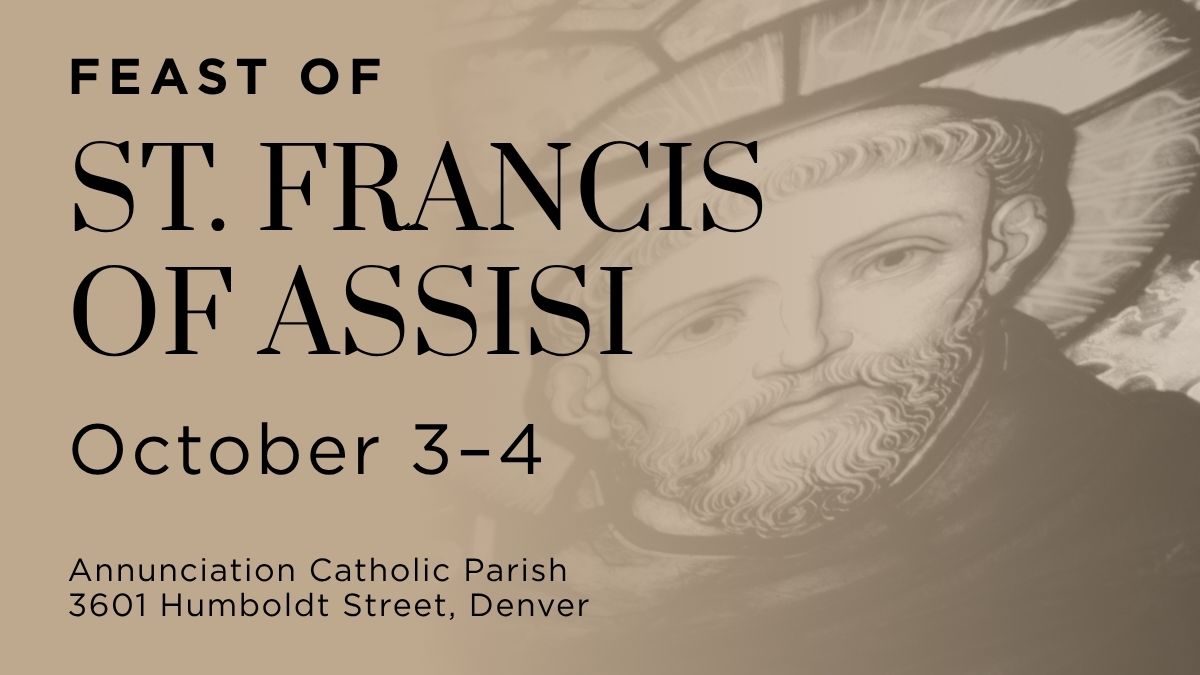 St Francis Feast at Annunciation