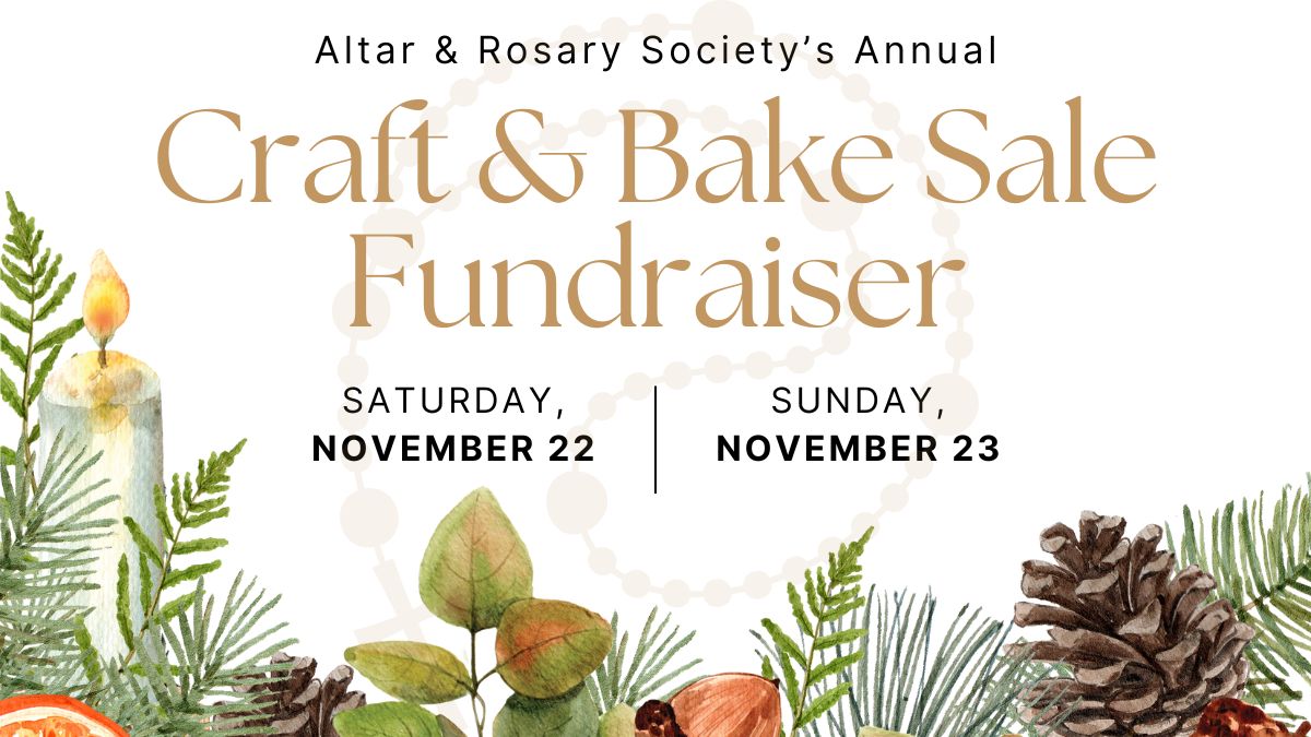 Craft and Bake Sale 2025